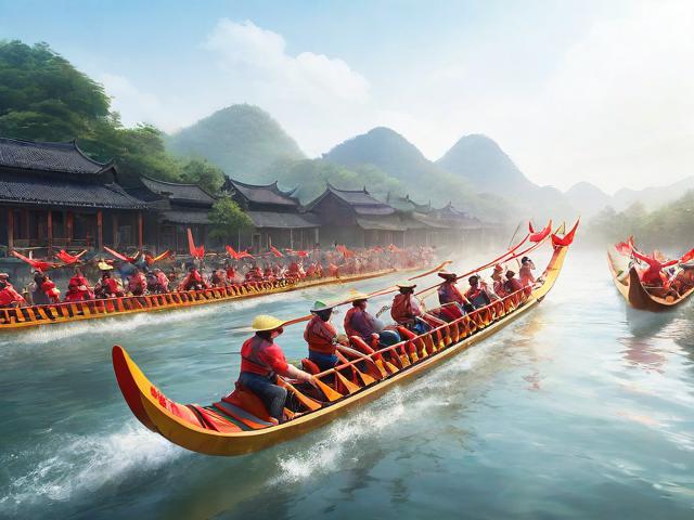 九游体育网站_ 乡村传统划龙舟赛，传承古老的水上文化，游戏划龙舟游戏规则