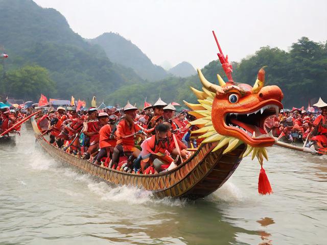 九游体育网站_ 传统古老龙舟节，赛水技艺彰显民族精神，中国传统文化赛龙舟介绍
