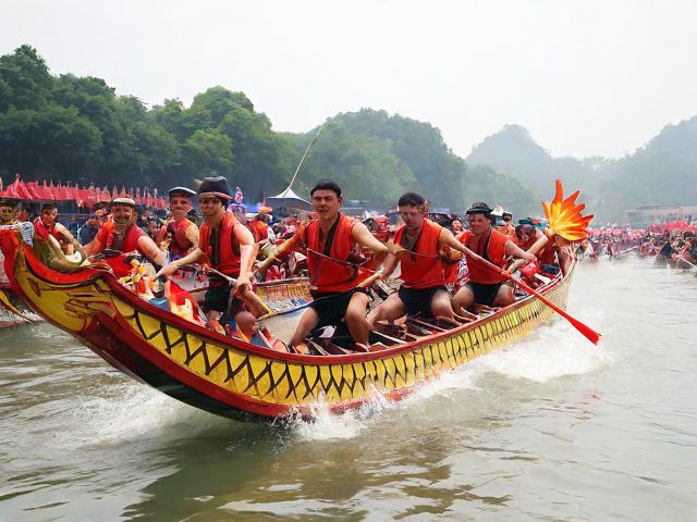 九游体育网站_ 传统古老龙舟节，赛水技艺彰显民族精神，中国传统文化赛龙舟介绍